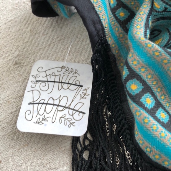 Free People Chase me chain Fringe Bandana - Picture 4 of 4